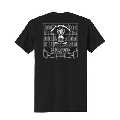 Adult Next Level 60/40 Black Tee - Bookcase Thumbnail