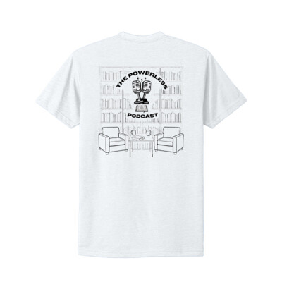 Adult Next Level 60/40 White Tee - Bookcase Thumbnail